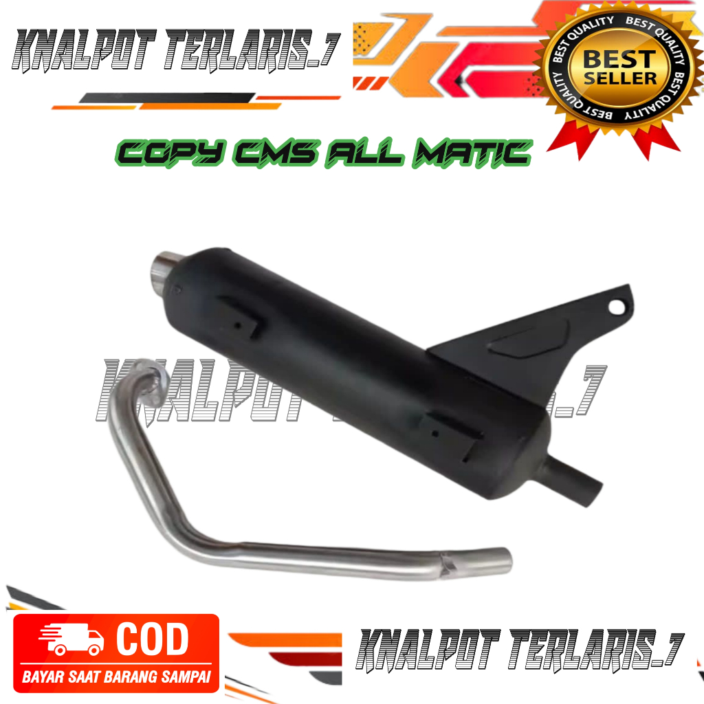 Knalpot Copy CMS All Matic Beat Deluxe Mio J/GT/M3 Vario 125/150 LED Mio Sporty Freego Genio DLL