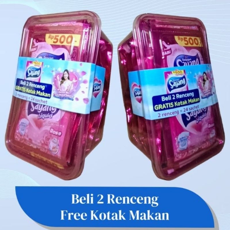 Detergen Sayang Cair-Sabun Sayang Cair-Detergen Sayang Cair Sachet