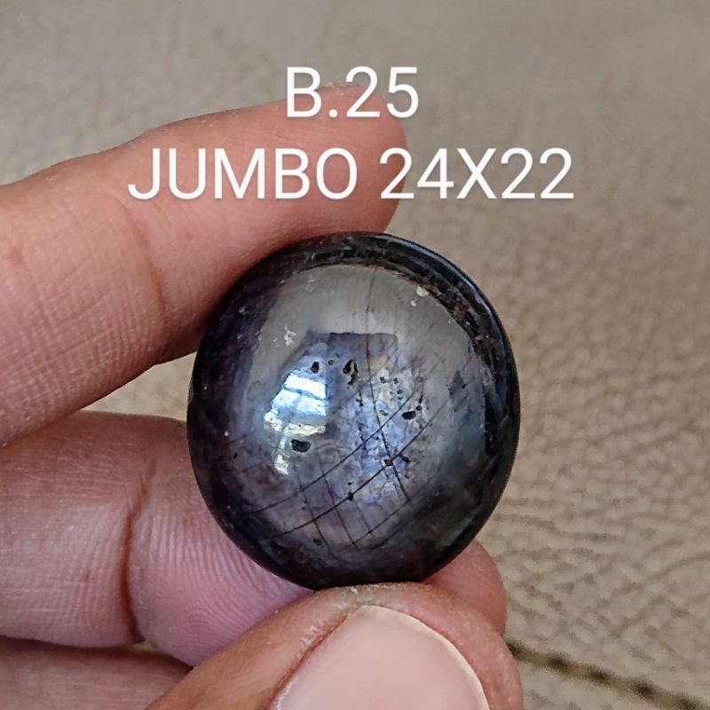 NATURAL BLACK SAFIR SAPPHIRE STAR 12 rays BANGSING THAILAND JUMBO natural batu permata