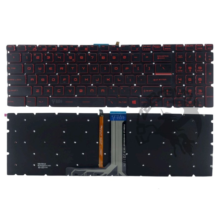 Keyboard MSI GF72 9SEK MSI GL65 9SC MSI GL65 9SCK GL65 9SD BACKLIGHT