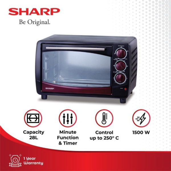 Dijual SHARP Electric Oven Listrik EO-28LPK 28 Liter EO28LP EO28 28LP Limited