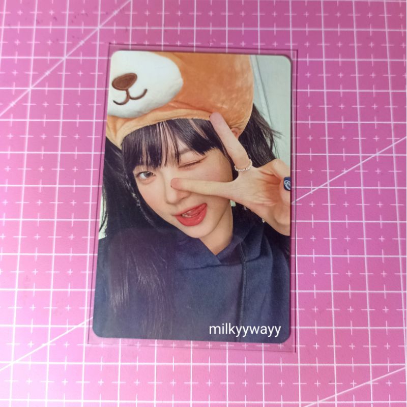 photocard eunchae bear weverse le sserafim unforgiven official