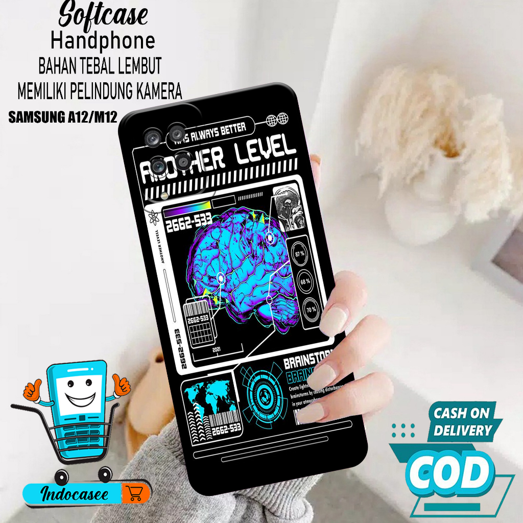 Case Hp Samsung Galaxy A12/M12 - Softcase Samsung Galaxy A12/M12 - Casing Samsung Galaxy A12/M12 - K