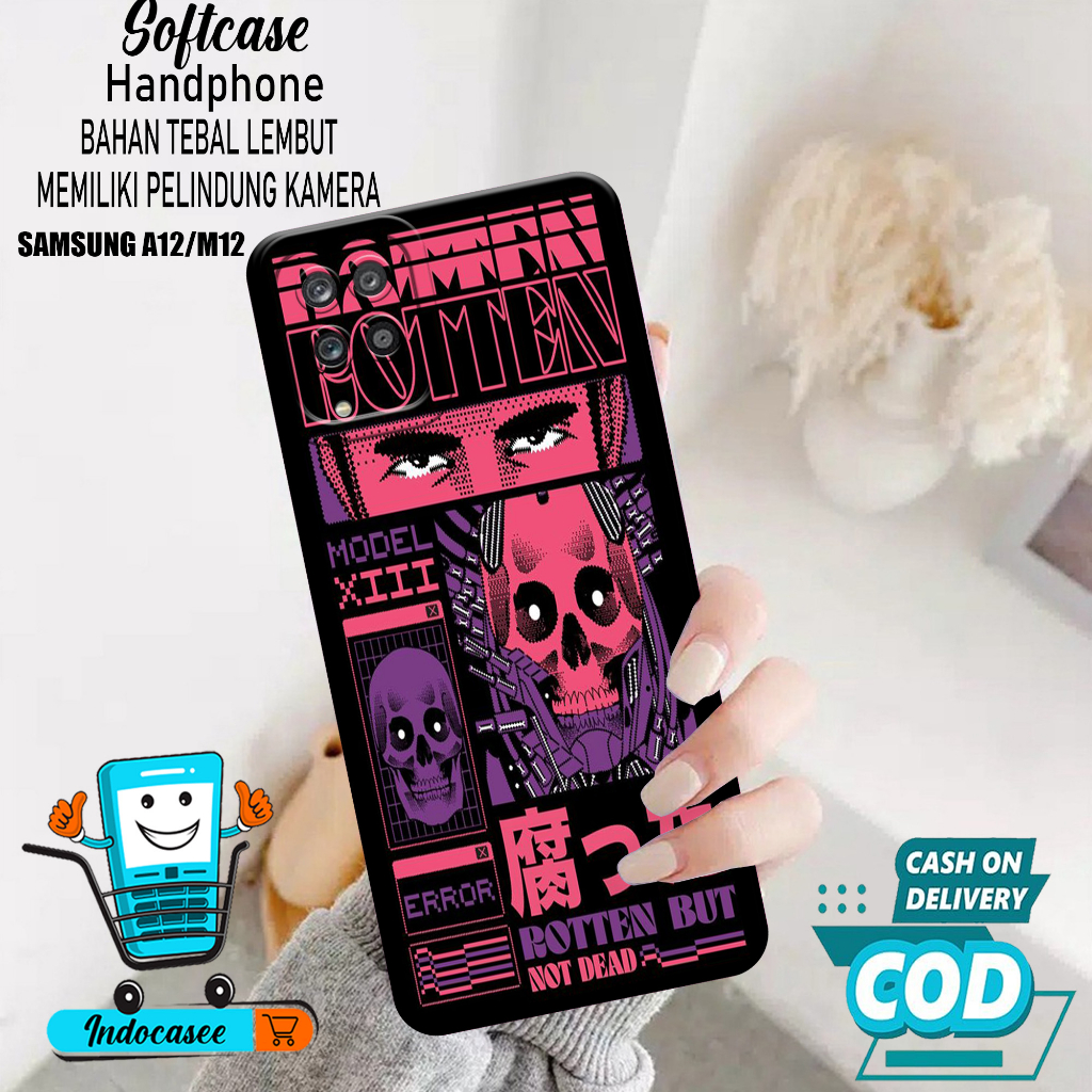 Case Hp Samsung Galaxy A12/M12 - Softcase Samsung Galaxy A12/M12 - Casing Samsung Galaxy A12/M12 - K