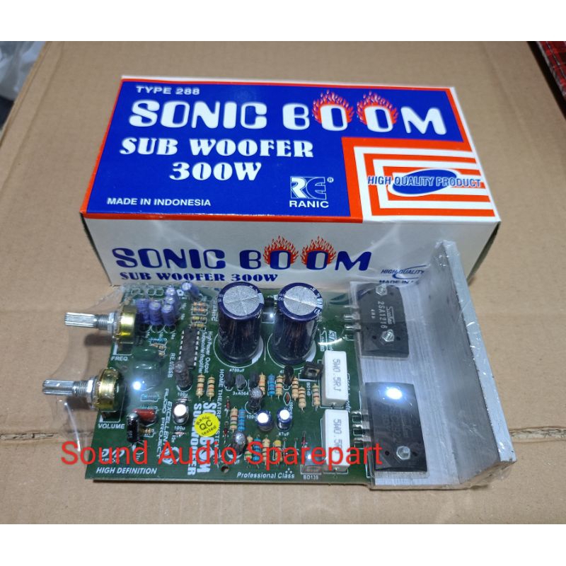 Kit Aktif Subwoofer SONIC BOOM 300WAT