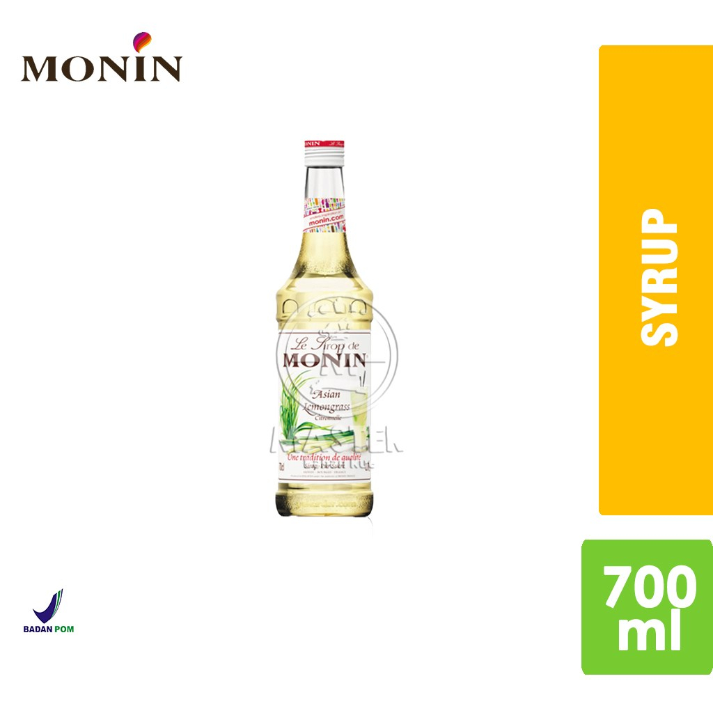 

Sirup Monin Asian Lemongrass / Syrup Asian Lemongrass [Botol 700ml]