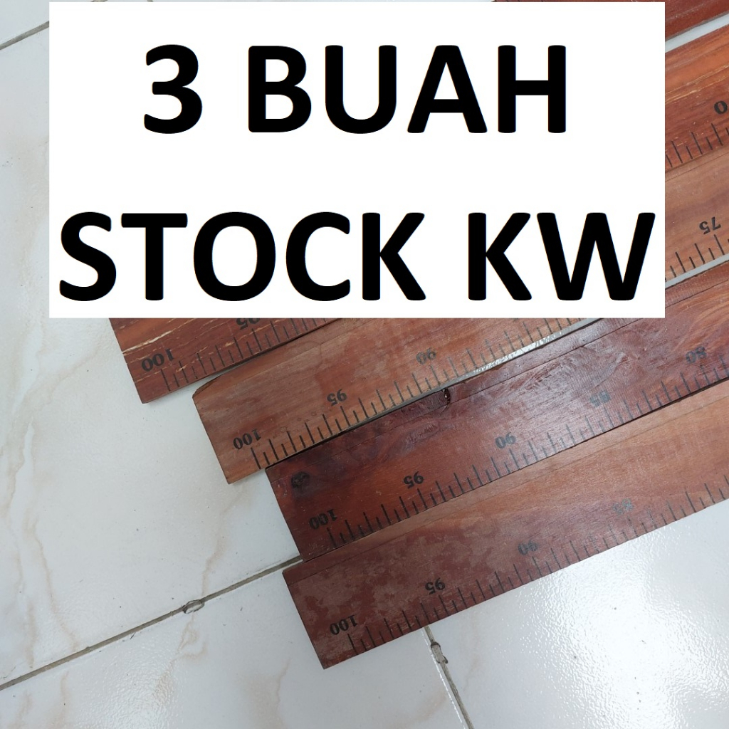 

3 BUAH Penggaris Kayu 1 Meter STOCK LAMA SORTIRAN (BACA DESKRIPSI)