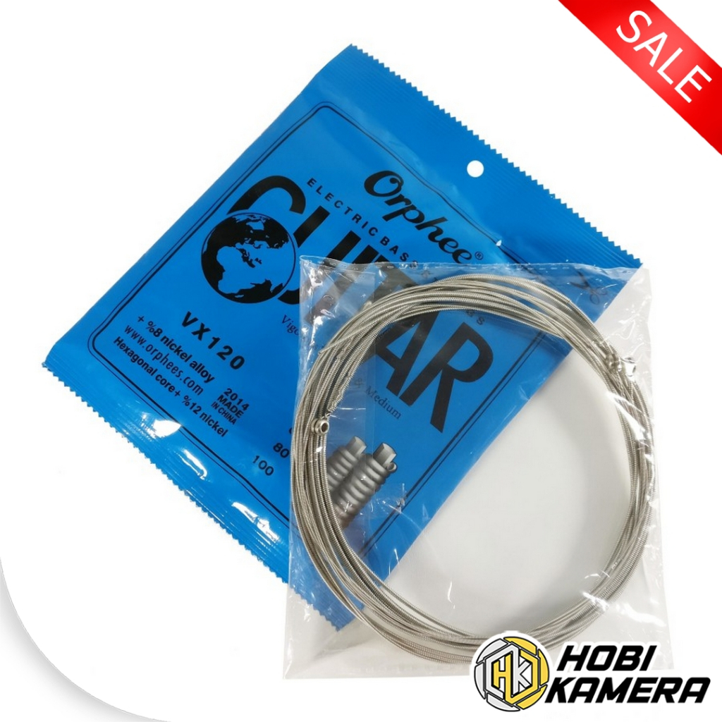 Satu Set Senar Gitar Bass Elektrik Orphee VX120 - 4 Senar