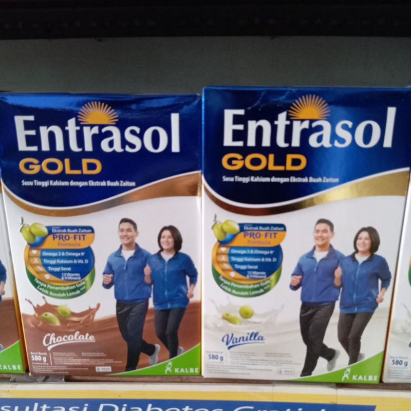 

Susu Entrasol 580g coklat/vanila