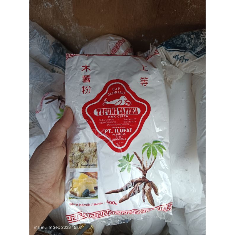 

tepung tapioka cap gajah laut