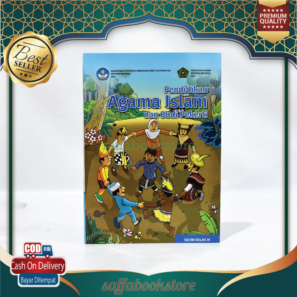 New & Ori Buku Pelajaran Sd MI Kelas 6 VI Kemenikbud Agama Islam dan Budi Pekerti PAI  Buku Pelajara