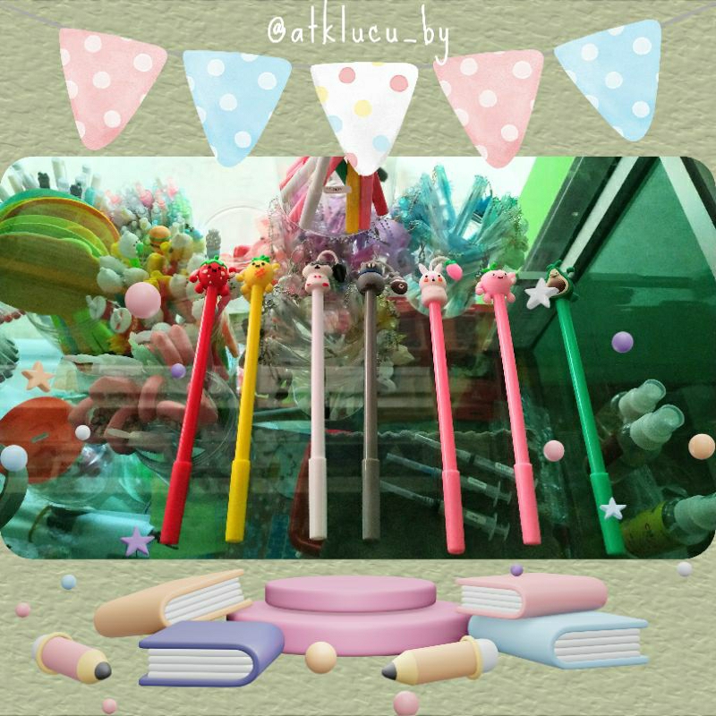 

pulpen karakter / pulpen lucu / pena karakter / pena lucu / pena murah / pulpen murah