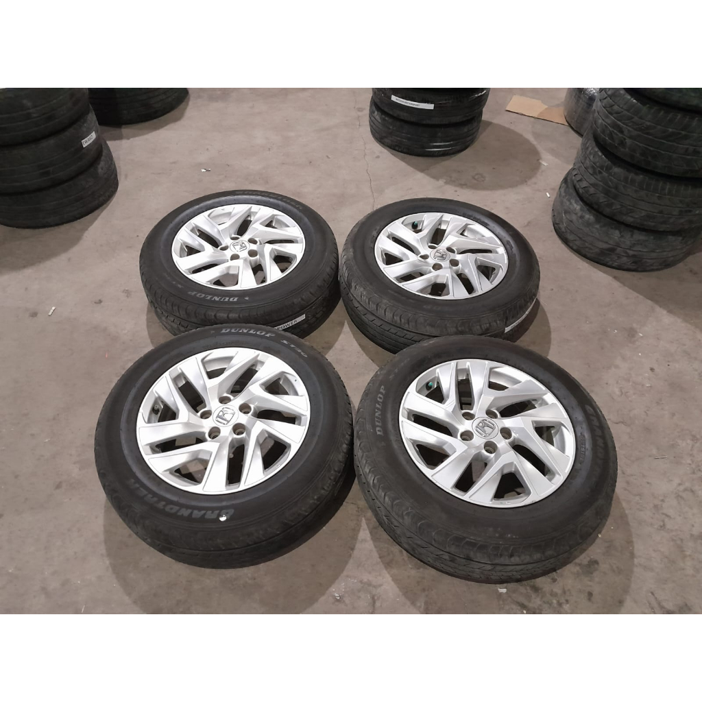 VELG MOBIL ORIGINAL BEKAS COPOTAN ASLI HONDA CRV RING 17 BAUT 5 TERBARU PAKET BAN 225 65 R17