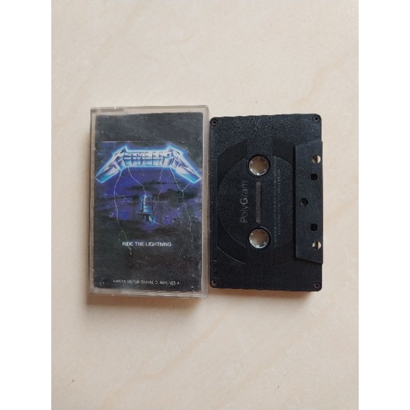 KASET METALLICA ALBUM RIDE THE LIGHTNING