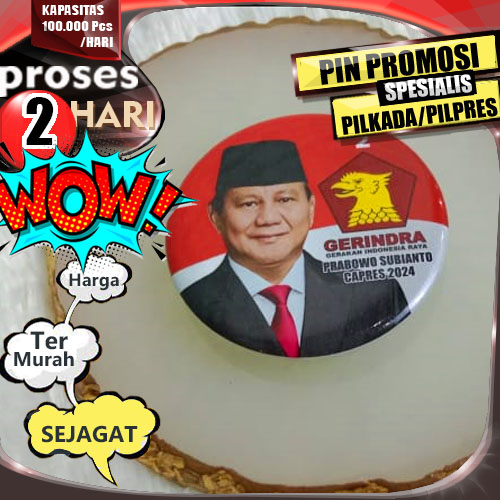 Pabrik gantungan kunci pin bahan kaleng dan plastik putih hitam desain logo caleg untuk kampanye des