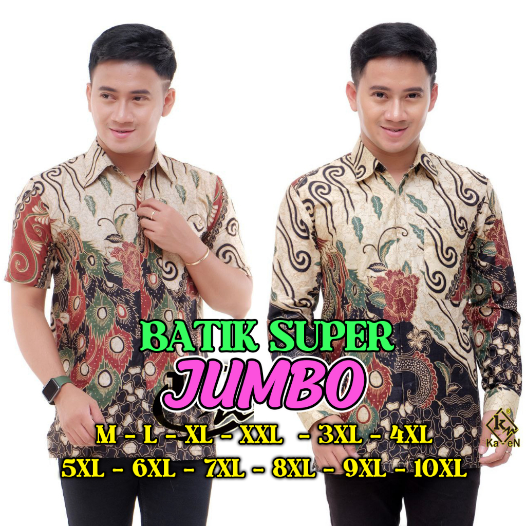 BATIK PRIA - KEMEJA BATIK JUMBO - KEMEJA BATIK LENGAN PANJANG - KEMEJA BATIK PRIA LENGAN PENDEK - AT