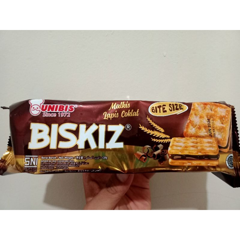 

Biskiz Malkis Lapis Coklat 120gr