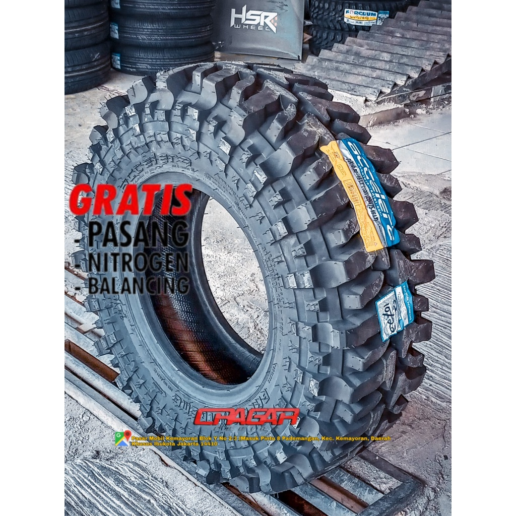 BAN 33 12,5 R15 RING 15 ACCELERA BADAK X-TREME GRATIS PASANG BILA KE TOKO