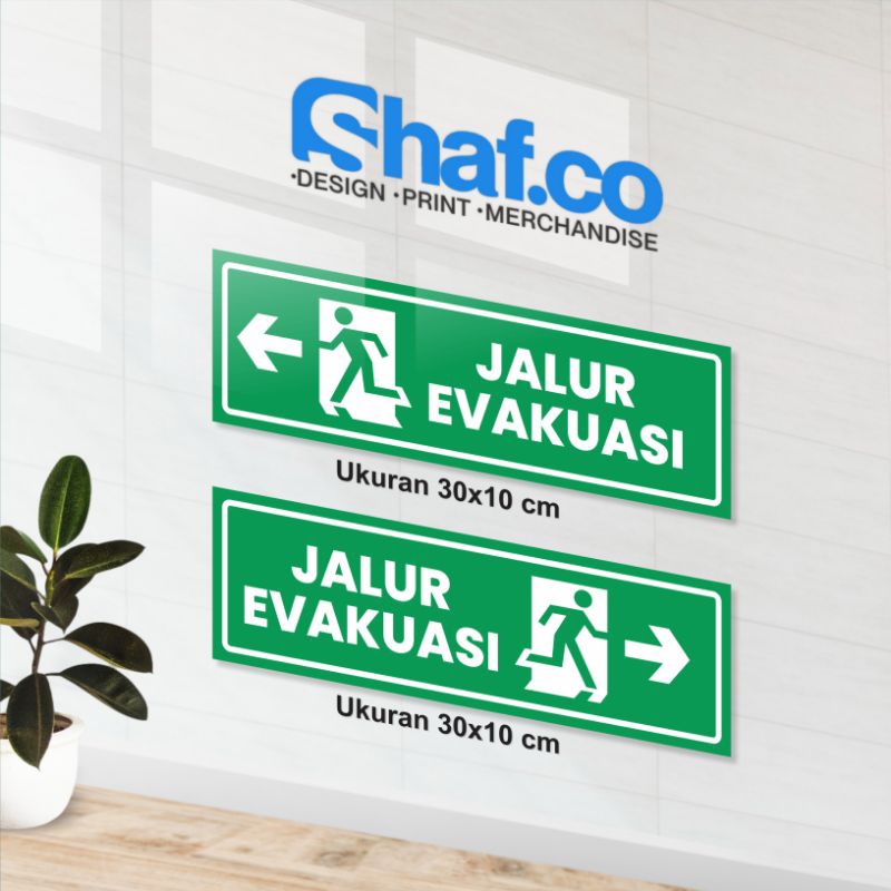 

Stiker Jalur Evakuasi Sign Safety untuk kantor dll