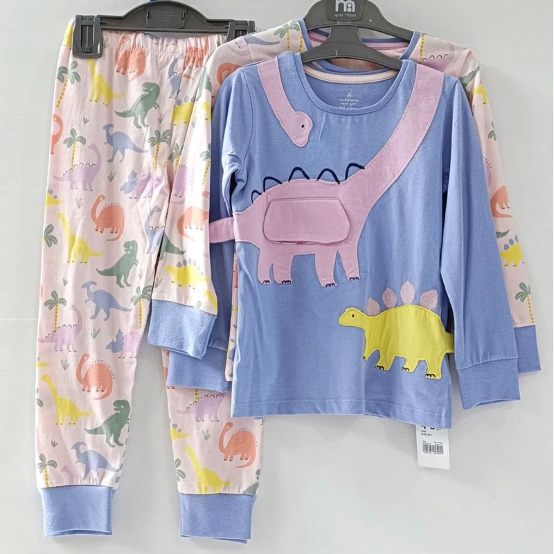 pyjamas mothercare dino purple