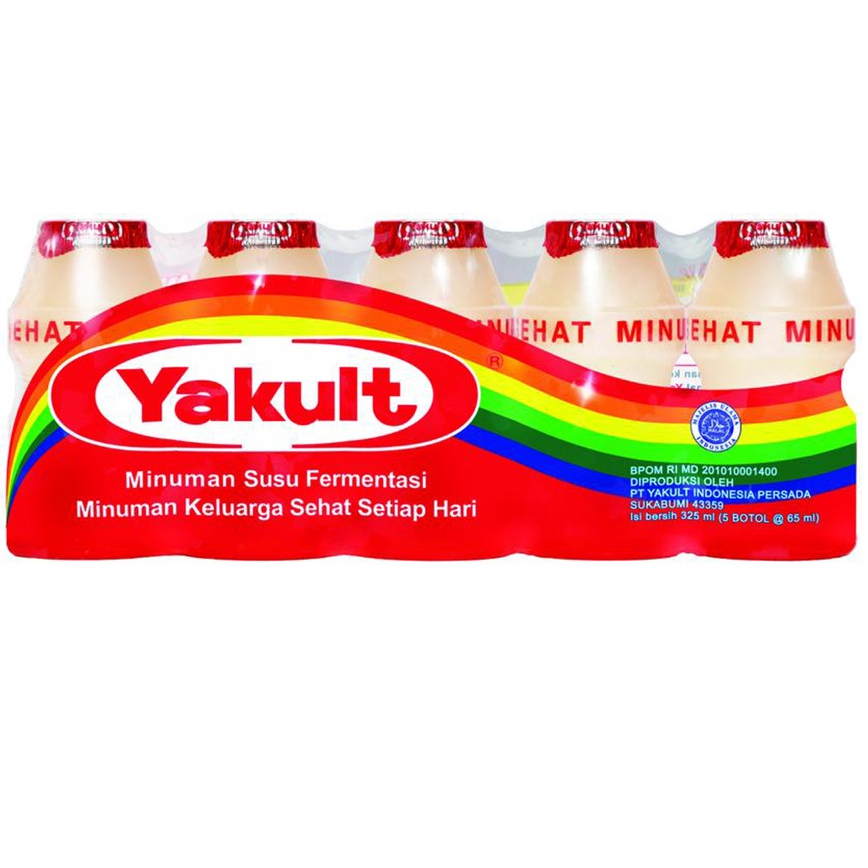 

YAKULT Minuman Susu Fermentasi Probiotik (isi 5 pcs)