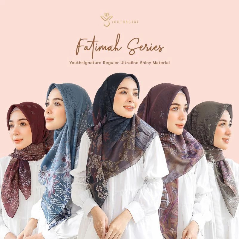 HIJAB VOAL PRINTING REGULER - YOUTHSCARF SIGNATURE FATIMAH SERIES