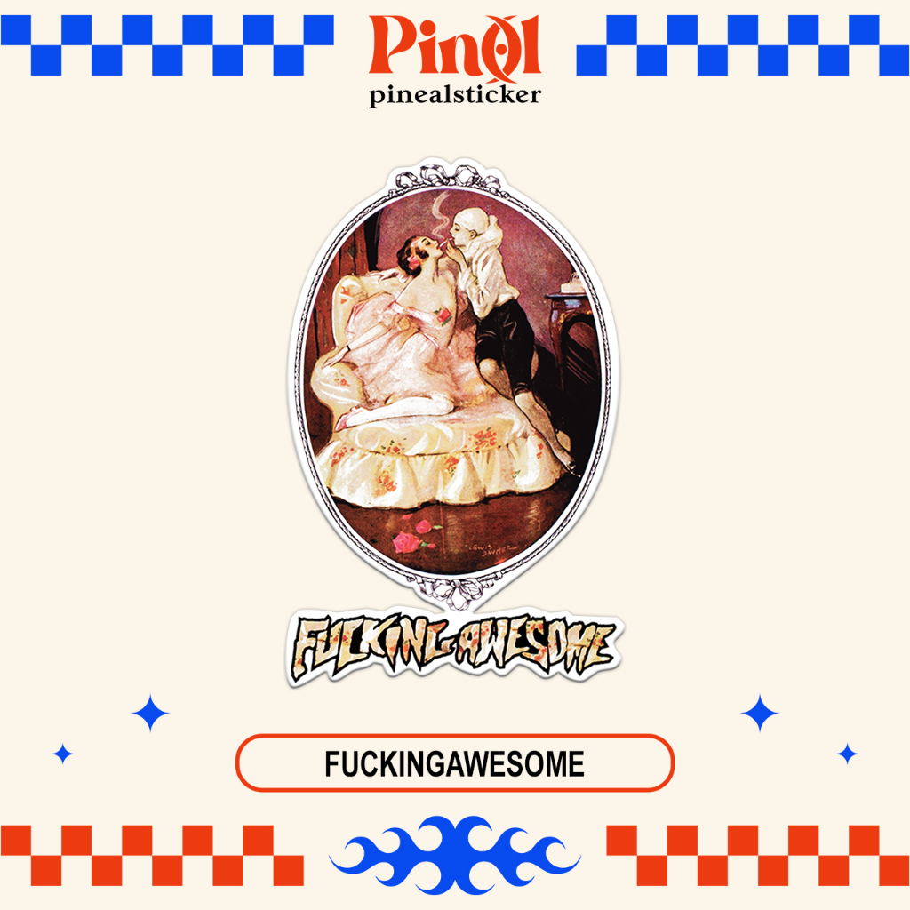 

Sticker/Stiker Skate "F*CKINGAWESOME 6" Bootleg