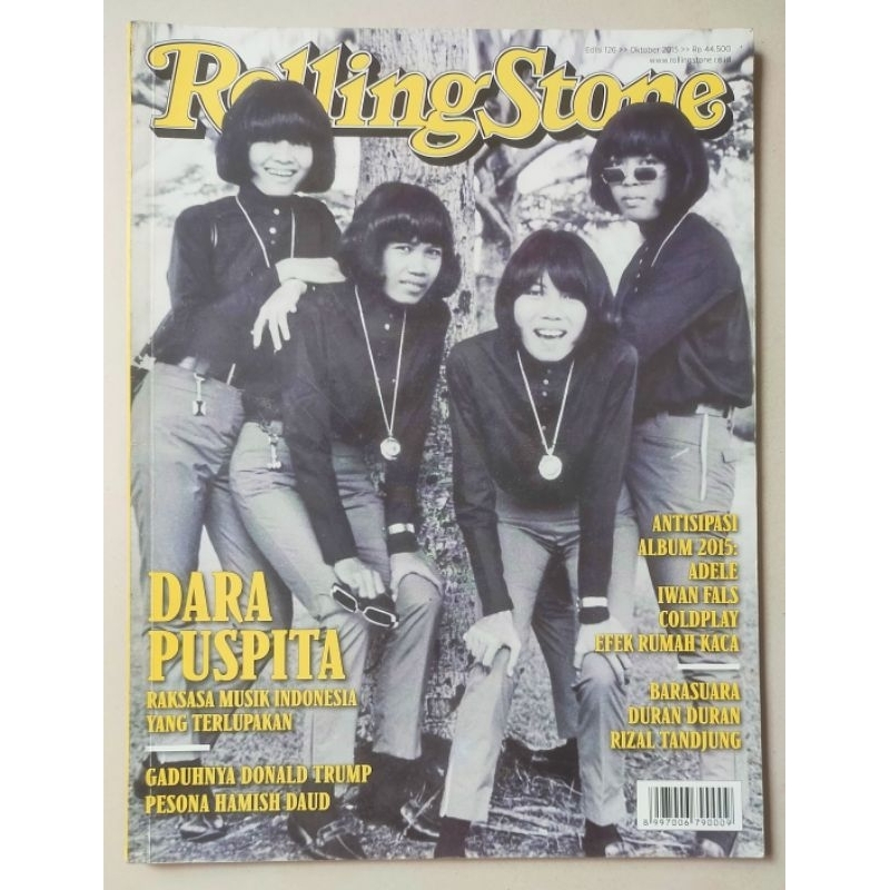 Majalah Rolling Stone Oktober 2015 : DARA PUSPITA