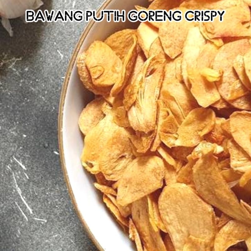 

ILAN DIHYAH SHOP - Bawang putih goreng asli crispy no 1 tanpa pengawet renyah garing 1kg