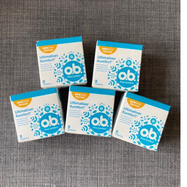 Tampon o.b. normal travel pack isi 8