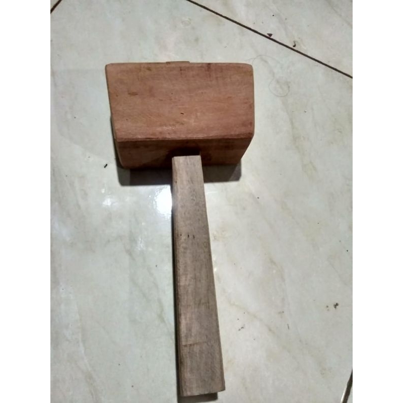 palu kotak ganden kayu sawo untuk ngukir wayang