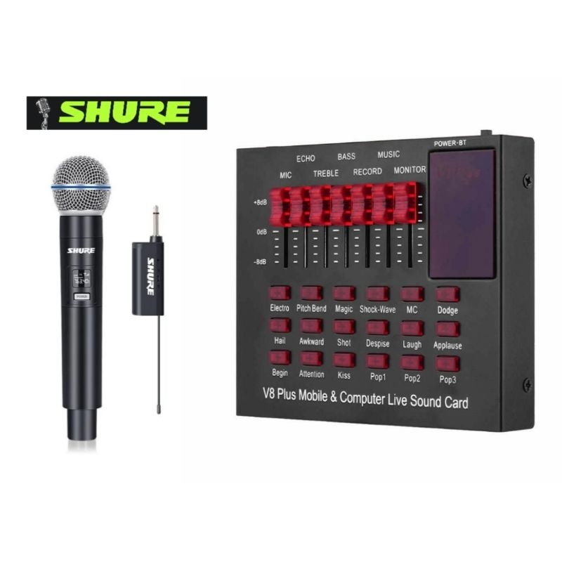 Soundcard V8 Plus Set  Converter Soundcard V8