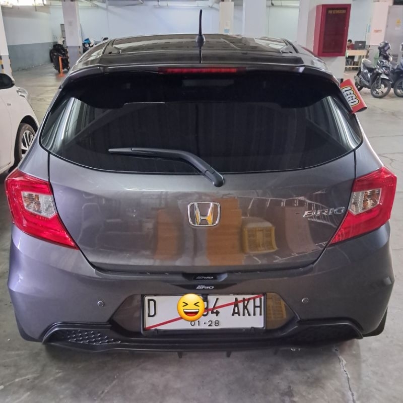 sticker jdm plat no jepang motor mobil list merah honda brio jazz civic beat vario nmax pcx stiker b