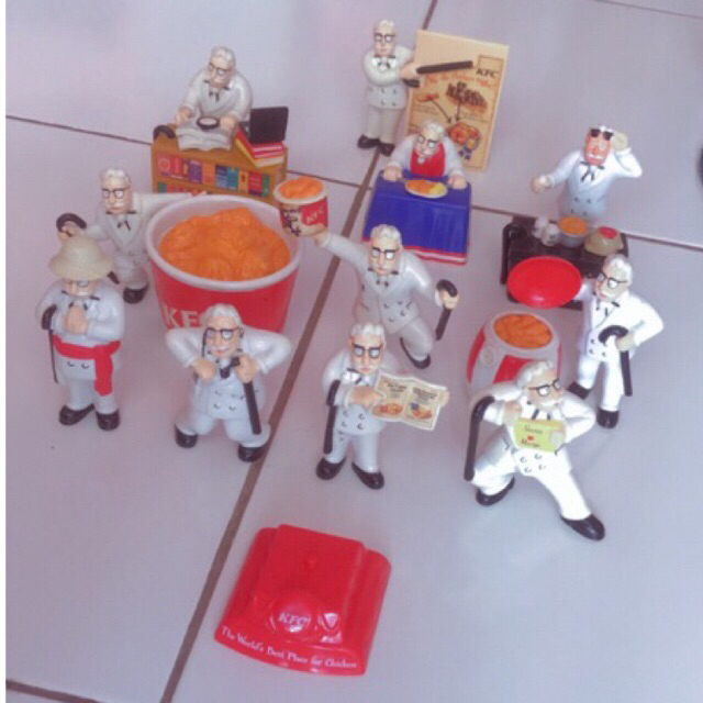 Colonel Sanders Toys Happy Meal KFC