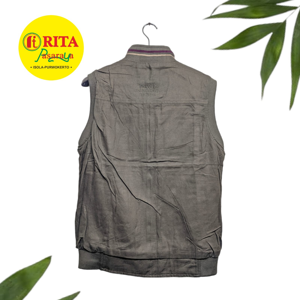 Rompi Bolak - Balik Pria / Rompi Pria