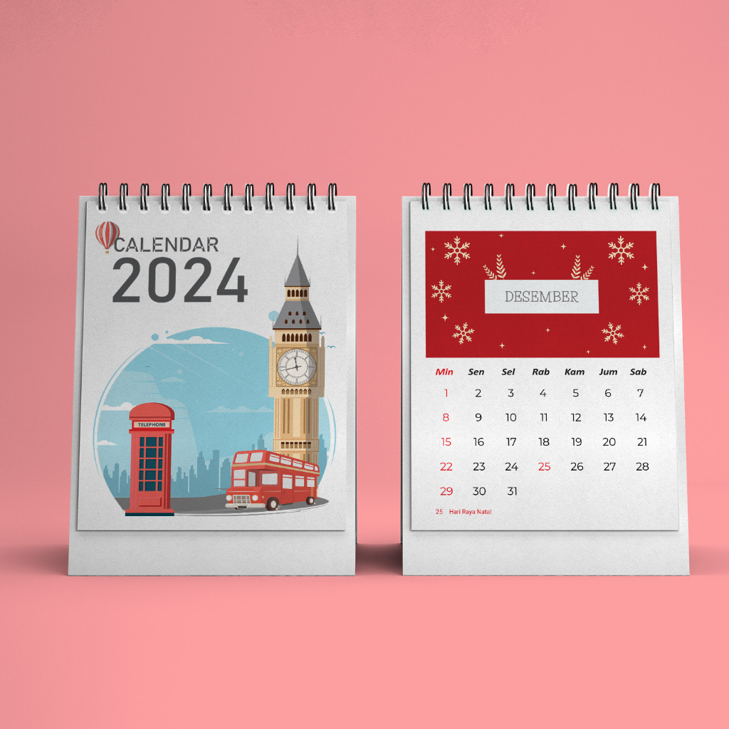 

KALENDER 2024 MINI - KALENDER MEJA MINI