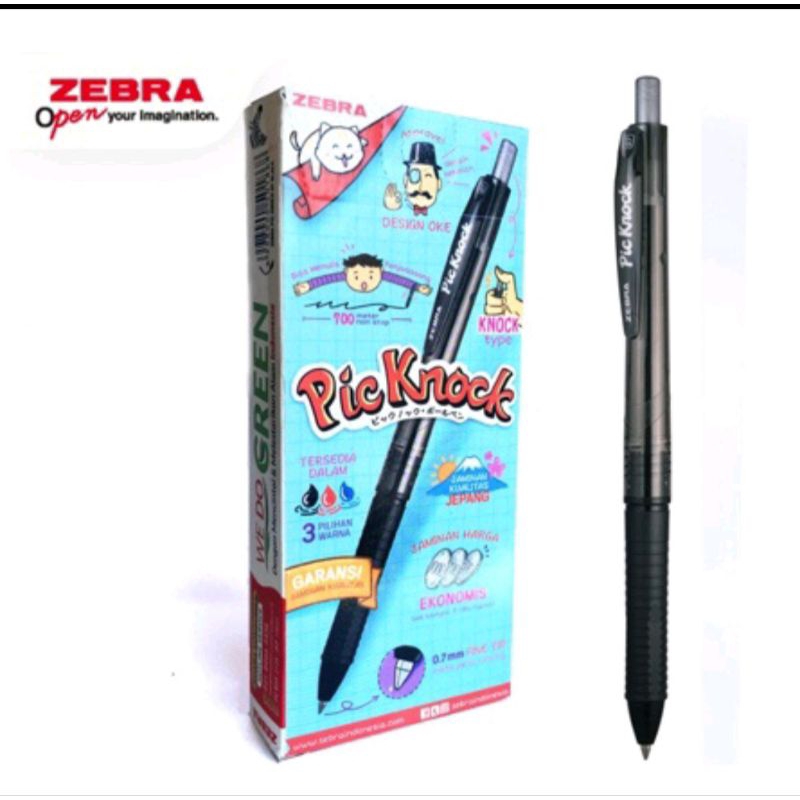 

Pulpen Zebra picknock (per pcs)