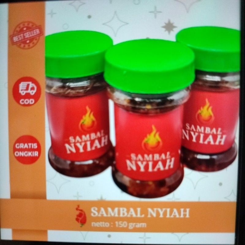 

Sambal Nyiah-Sambal Udang Rebon Sambal Cumi kering Sambal Tuna Suwir Sambal Ayam Suwir