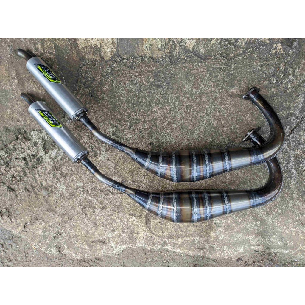 Knalpot RX King SMR PDK Scorpio Repsol Plat Karat Leher Plepet