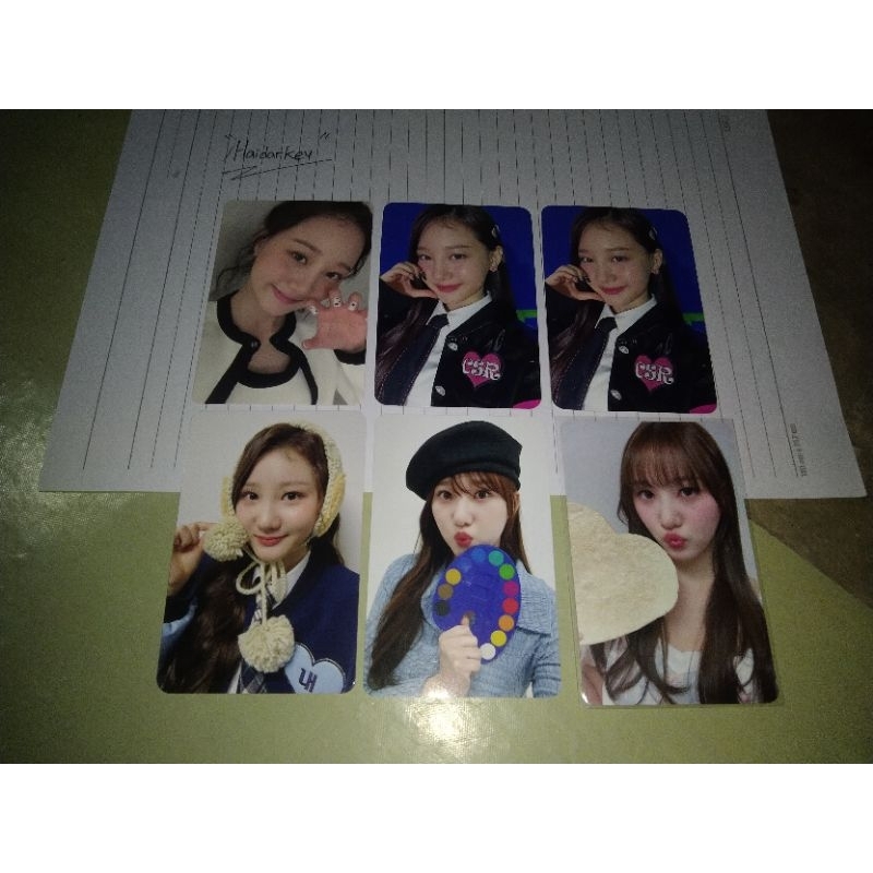 photocard PC Yeham CSR album, benefit makestar MMT Broadcast