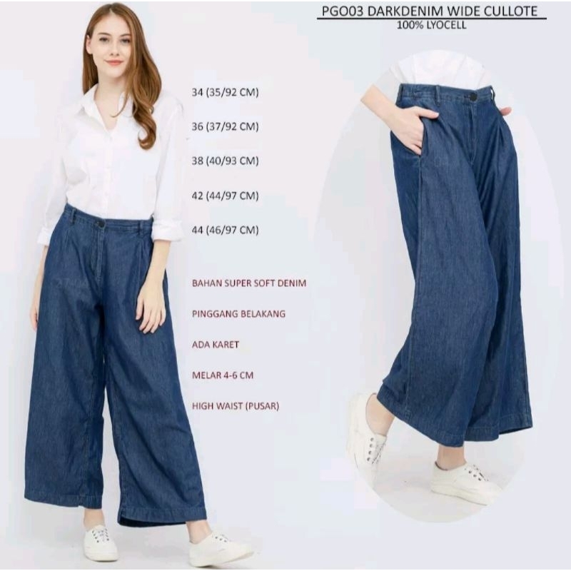 pageone celana kulot wanita