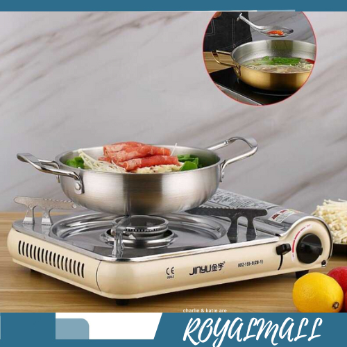 Panci Korea Noodle Pot Stainless Steel Anti Karat / Panci Goreng Korea Masak Mie Ramen Street Food A