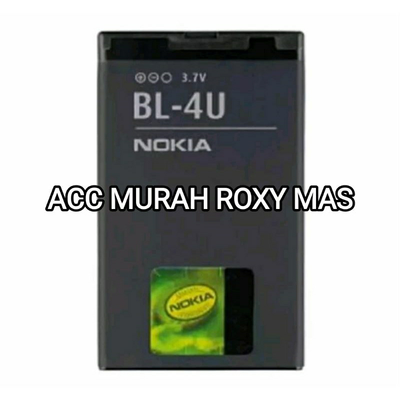 ORIGINAL 100% BATERAI BATRE HANDPHONE NOKIA ASHA 210 300 305 306 308 309 3120 5330 E75 MODEL BL-4U B
