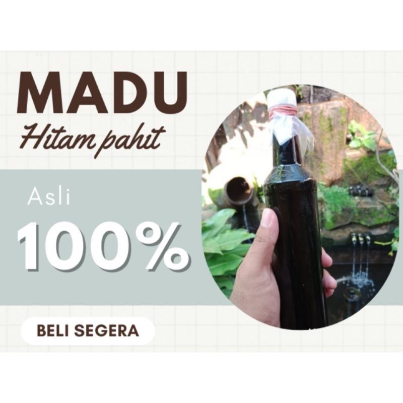 

Madu pahit hitam banyak manfaat