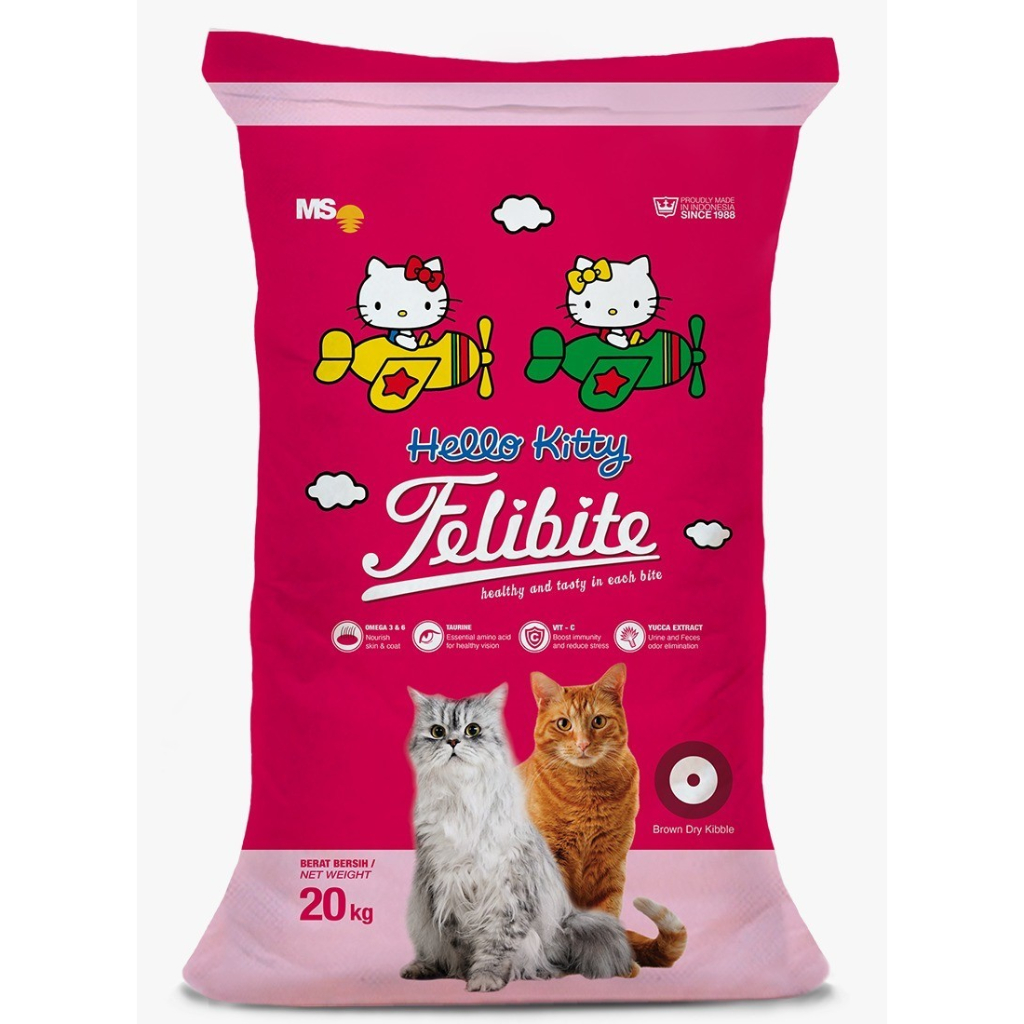 Pakan Makanan Kucing MS FELIBITE 20Kg 20 Kg ADULT Donat Fish Dry Food