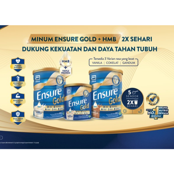 

ENSURE GOLD NUTRISI DEWASA 150G&380G