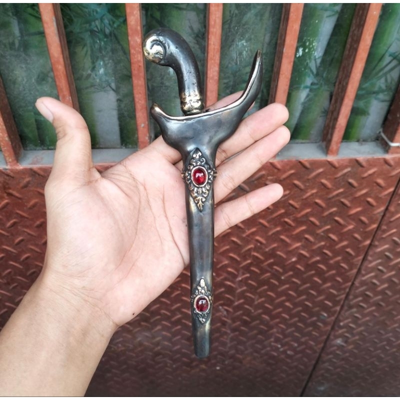 BARANG ANTIK KERIS LADRANG HITAM KOMBINASI