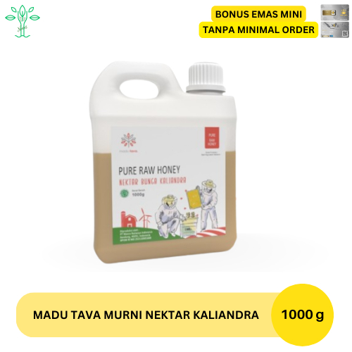 

Madu Murni Asli Tava Nektar Kaliandra 1000gr 100% Pure Raw Honey Alami