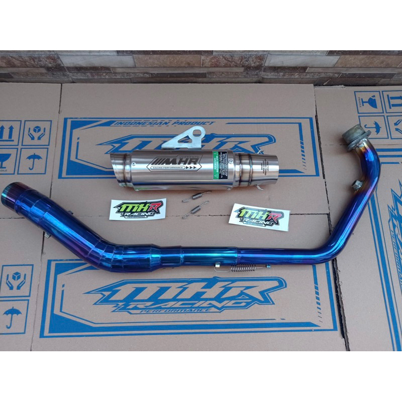 KNALPOT MHR RACING MX CBR R15 CB SONIC FU GSX VIXION TIGER MEGAPRO BYSON DLL