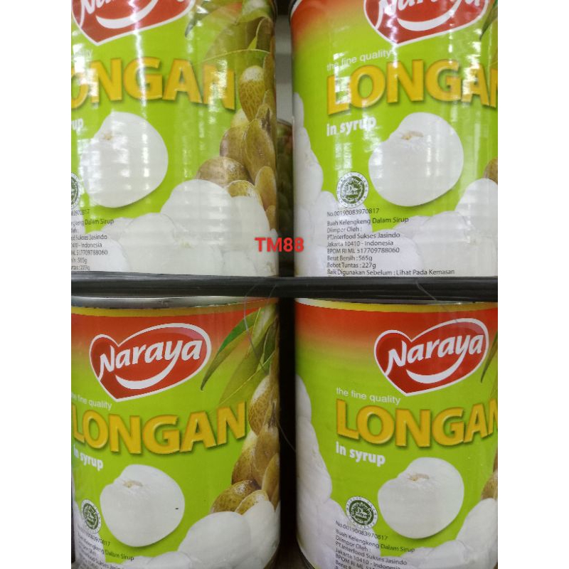 

BUAH KELENGKENG DALAM SIRUP NARAYA/NARAYA LONGAN IN SYRUP